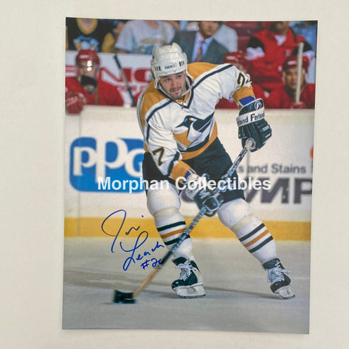 Jamie Leach - Autographed 8X10 Photo Pittsburg Penguins