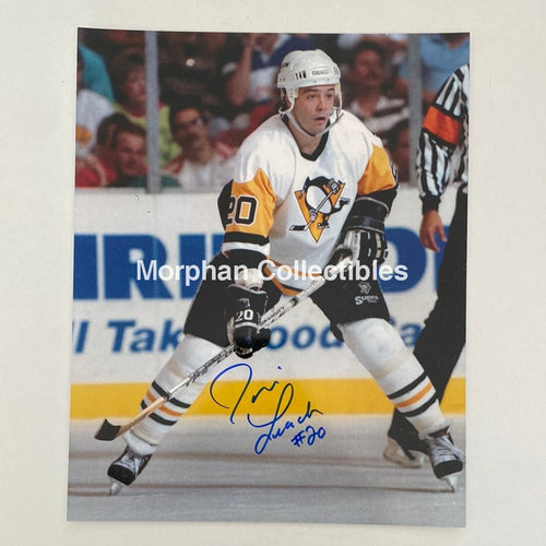 Jamie Leach - Autographed 8X10 Photo Pittsburg Penguins