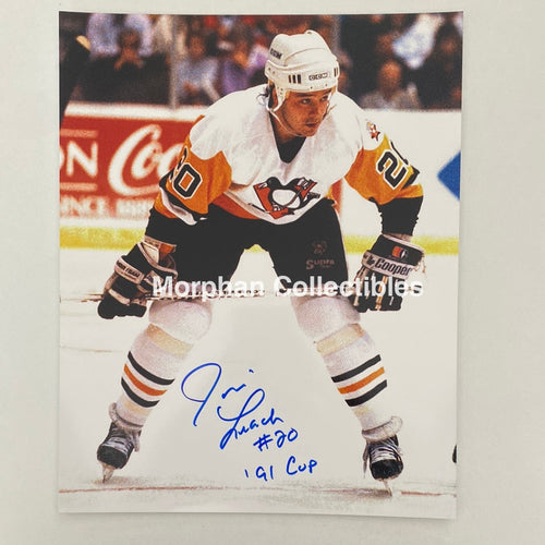 Jamie Leach - Autographed 8X10 Photo Pittsburg Penguins