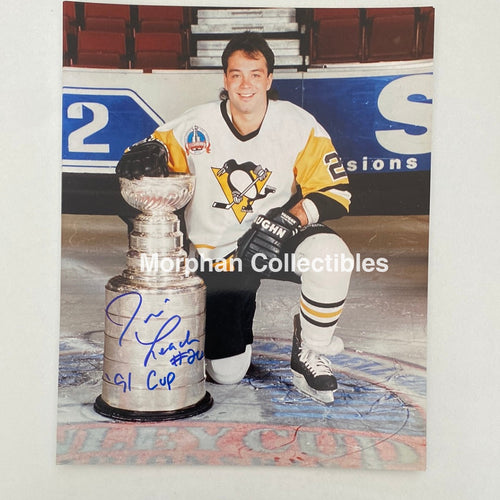 Jamie Leach - Autographed 8X10 Photo Pittsburg Penguins