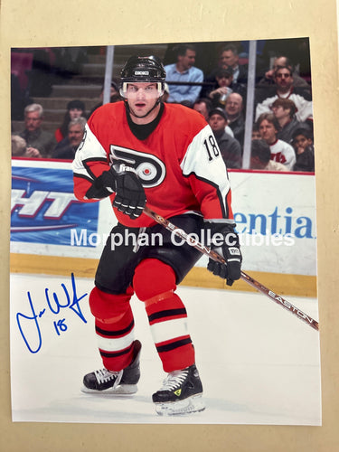 Jamie Wright - Autographed 8x10 Photo - Philadelphia Flyers Photo