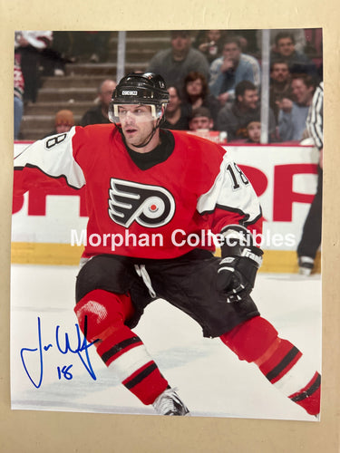 Jamie Wright - Autographed 8x10 Photo - Philadelphia Flyers Photo