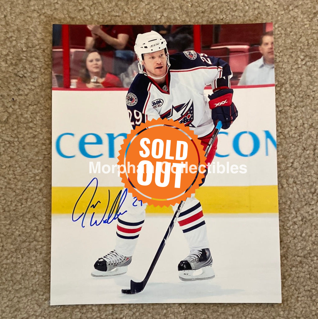 Jason Williams - Autographed 8X10 Photo Columbus Blue Jackets