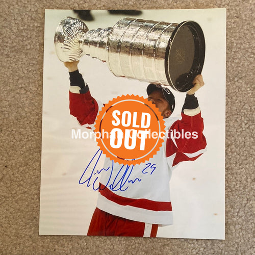 Jason Williams - Autographed 8X10 Photo Detroit Red Wings
