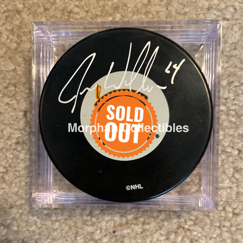Jason Williams - Autographed Pick Atlanta Thrashers Puck