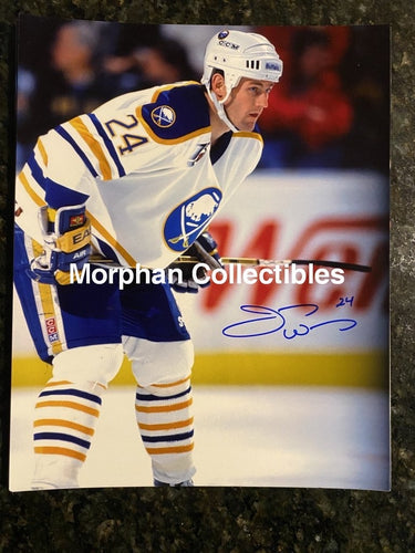 Jay Wells - Autographed 8X10 Photo Buffalo Sabres