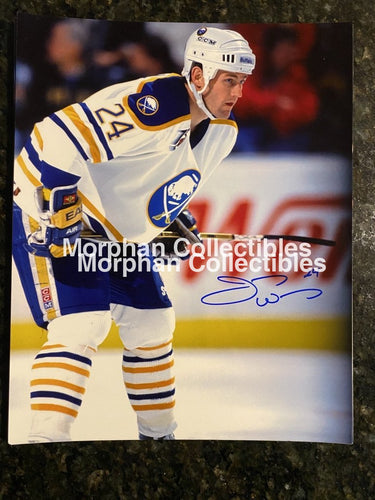 Jay Wells - Autographed 8X10 Photo Buffalo Sabres
