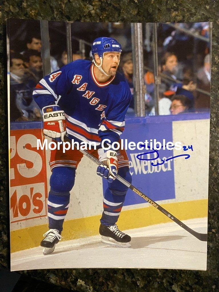 Jay Wells - Autographed 8X10 Photo New York Rangers #1