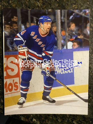 Jay Wells - Autographed 8X10 Photo New York Rangers #1