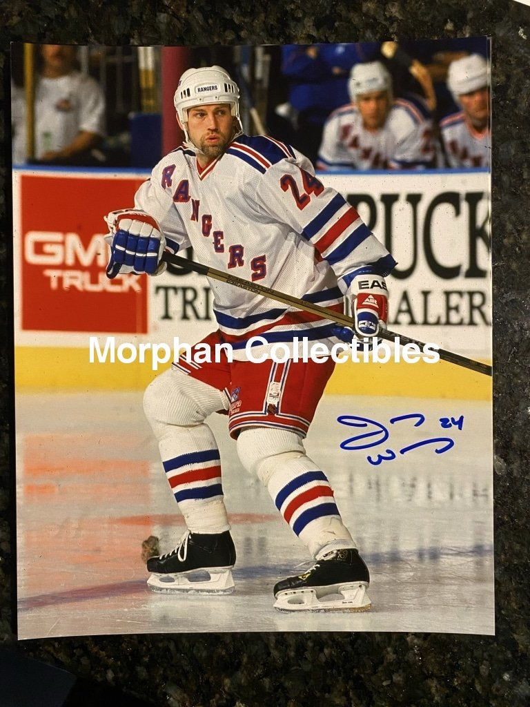 Jay Wells - Autographed 8X10 Photo New York Rangers #2