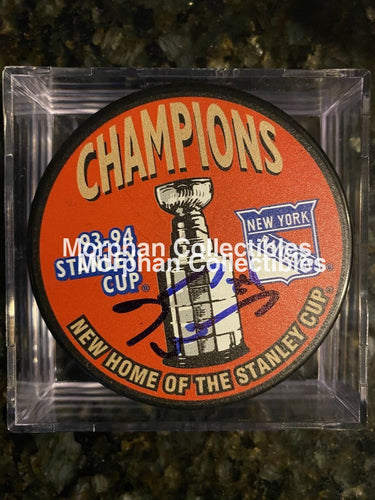 Jay Wells - Autographed Puck 1994 Stanley Cup #2