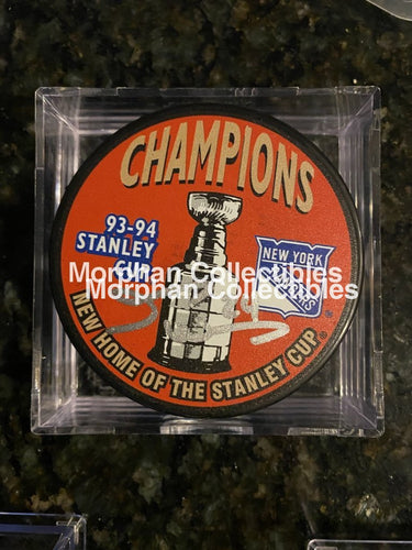 Jay Wells - Autographed Puck 1994 Stanley Cup #3