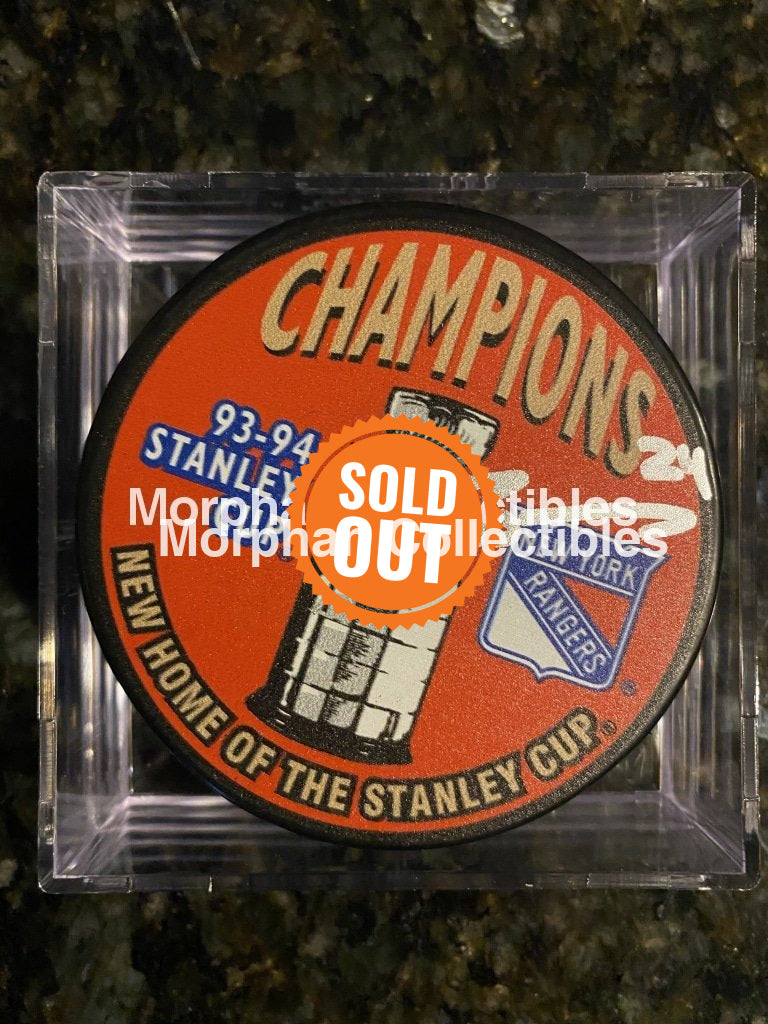 Jay Wells - Autographed Puck 1994 Stanley Cup #4