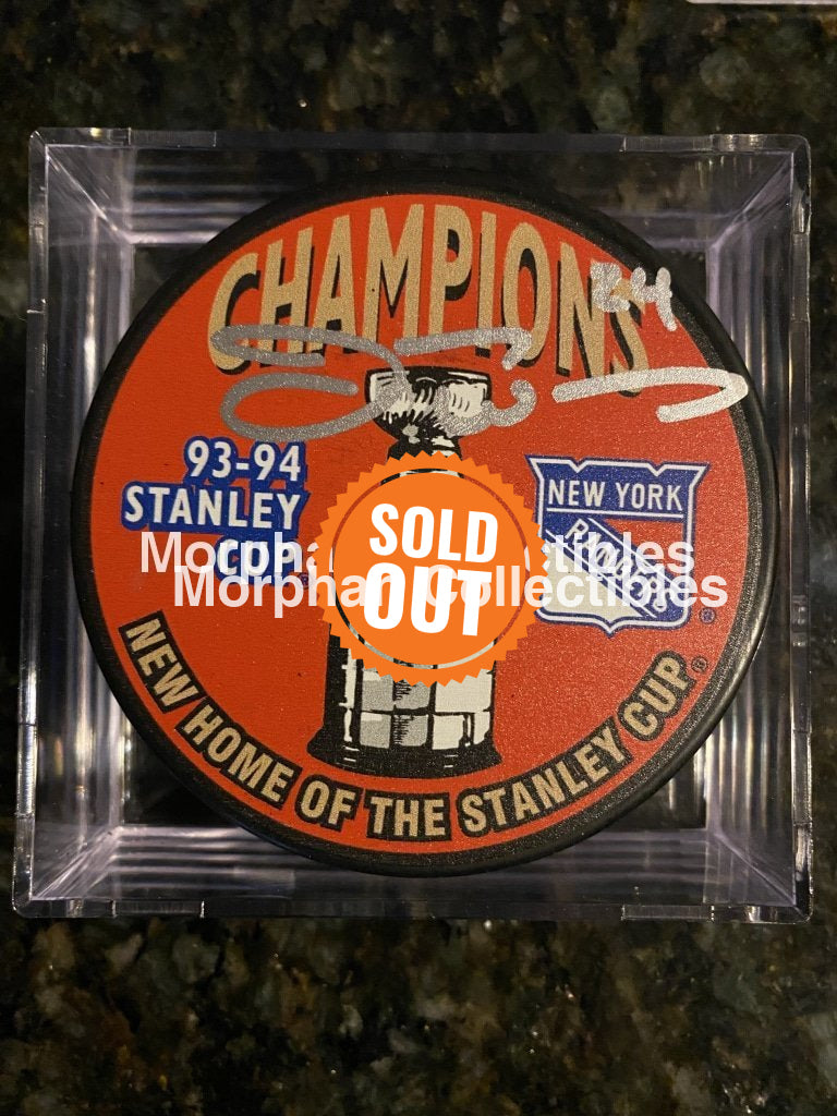 Jay Wells - Autographed Puck 1994 Stanley Cup #5
