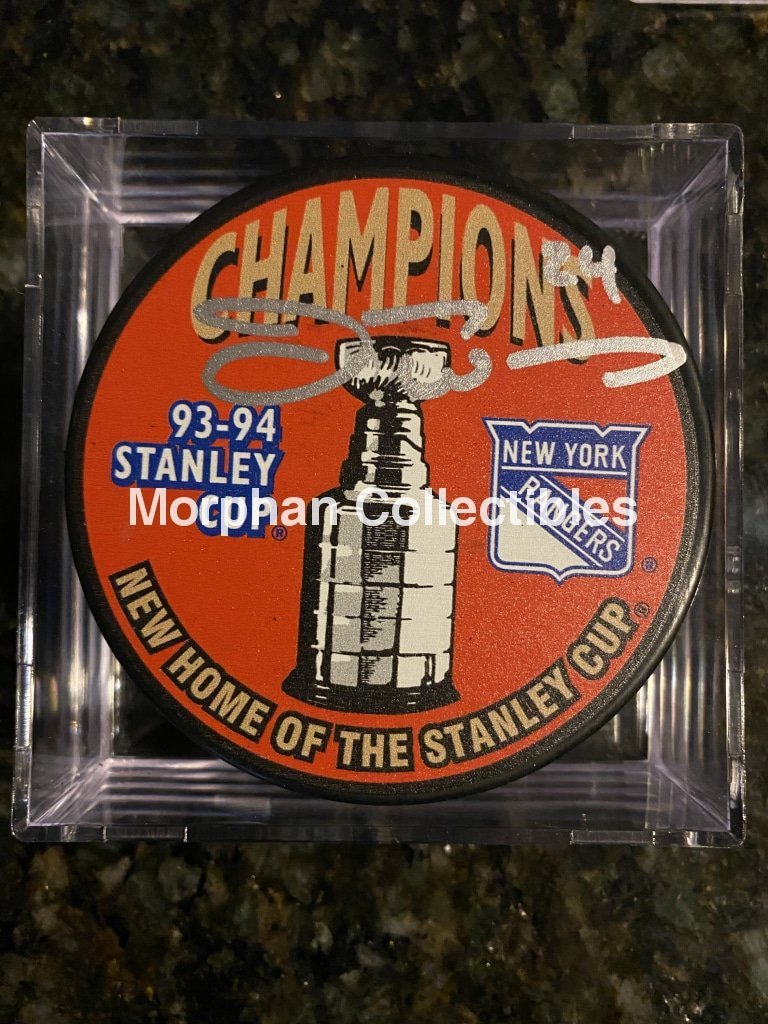 Jay Wells - Autographed Puck 1994 Stanley Cup #5