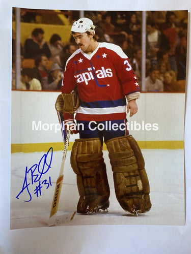 Jim Bedard - Autographed 8X10 Photo Washington Capitals