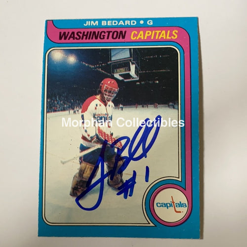 Jim Bedard - Autographed Card 1979-80 Opc