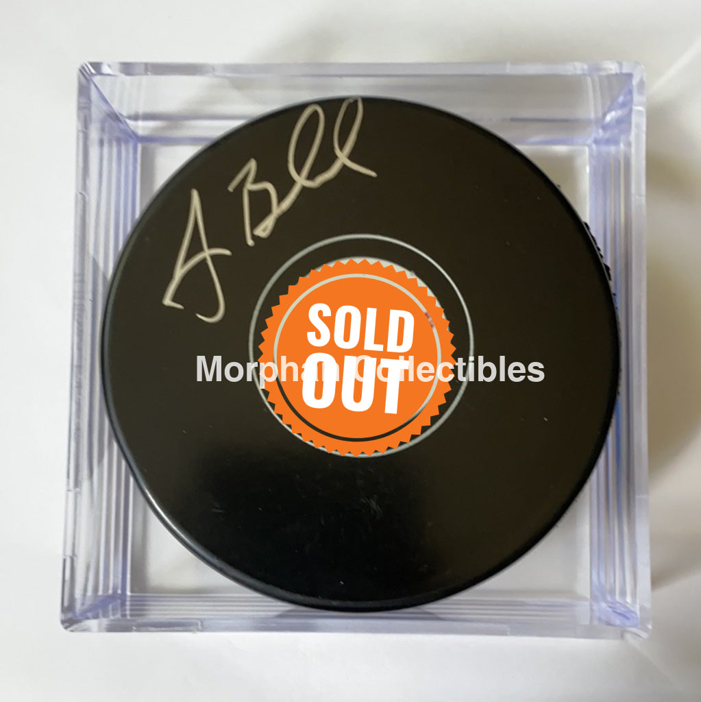 Jim Bedard - Autographed Puck Detroit Red Wings