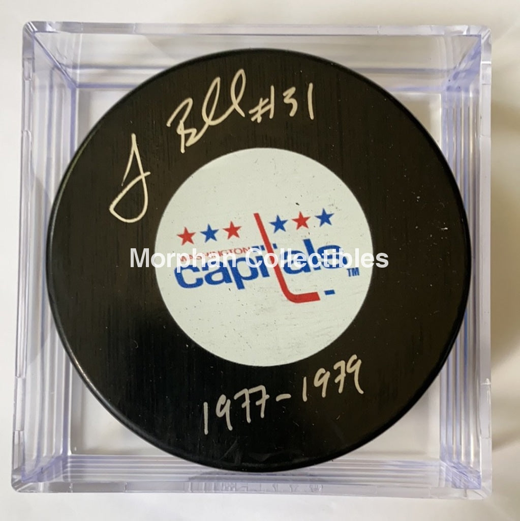 Jim Bedard - Autographed Puck Washington Capitals