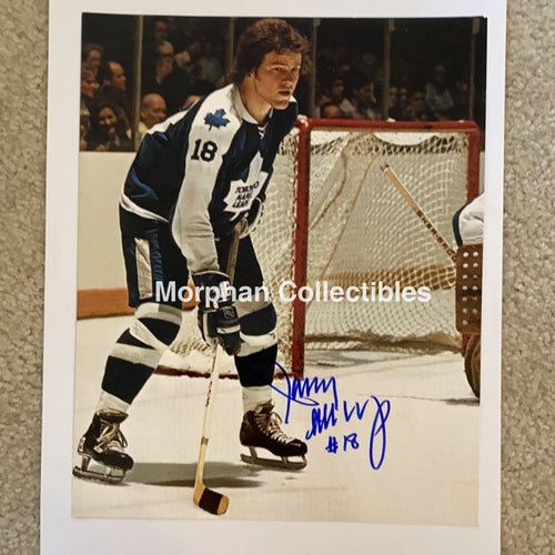 Jim Mckenny - Autographed 8X10 Photo Toronto Maple Leafs