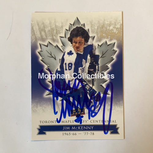 Jim Mckenny - Autographed Card Leafs Centennial