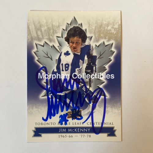 Jim Mckenny - Autographed Card Leafs Centennial