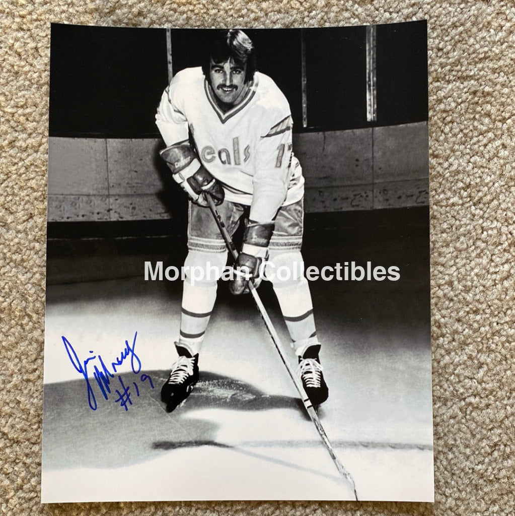 Jim Moxey - Autographed 8X10 Photo - California Seals