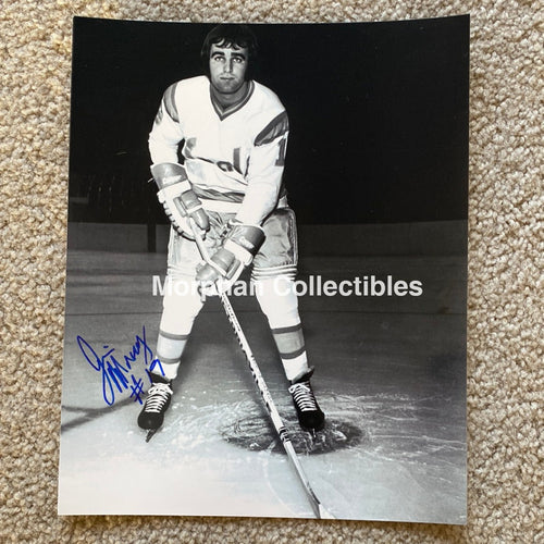 Jim Moxey - Autographed 8X10 Photo - California Seals