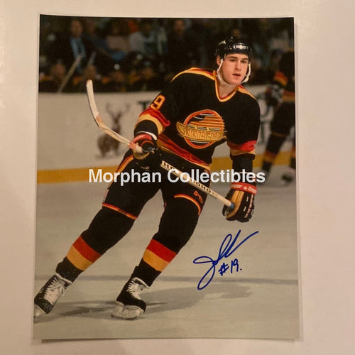 Jim Sandlak - Autographed 8X10 Vancouver Canucks Photo