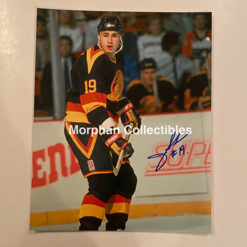 Jim Sandlak - Autographed 8X10 Vancouver Canucks Photo