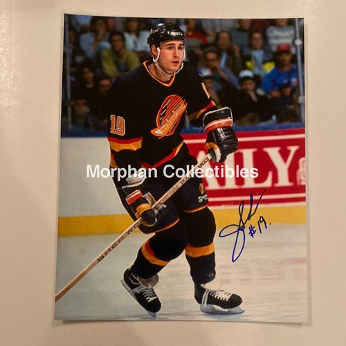 Jim Sandlak - Autographed 8X10 Vancouver Canucks Photo