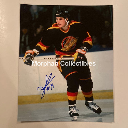 Jim Sandlak - Autographed 8X10 Vancouver Canucks Photo