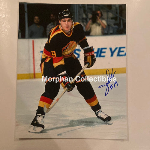 Jim Sandlak - Autographed 8X10 Vancouver Canucks Photo