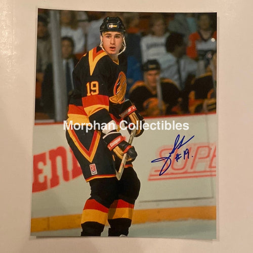 Jim Sandlak - Autographed 8X10 Vancouver Canucks Photo