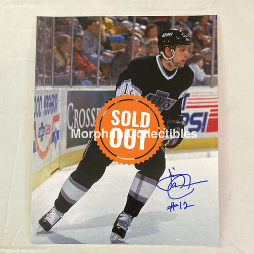 Jimmy Carson - Autographed Los Angelos Kings 8X10 Photo