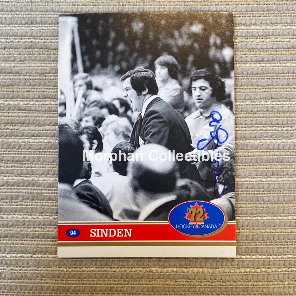 Joe Sgro Autographed Card - Team Canada 1972