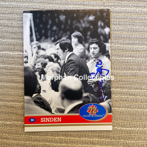 Joe Sgro Autographed Card - Team Canada 1972