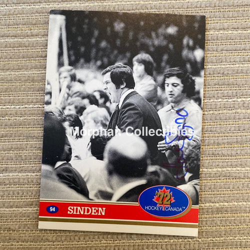Joe Sgro Autographed Card - Team Canada 1972