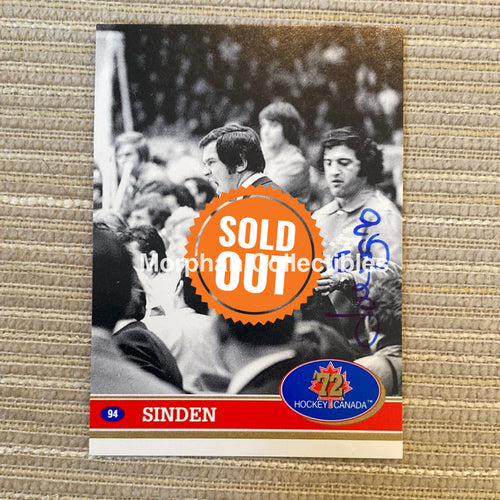 Joe Sgro Autographed Card - Team Canada 1972