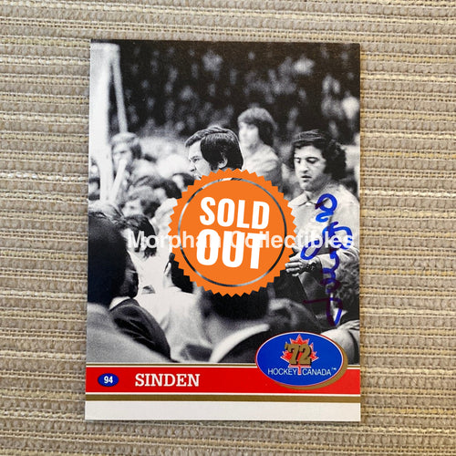 Joe Sgro Autographed Card - Team Canada 1972