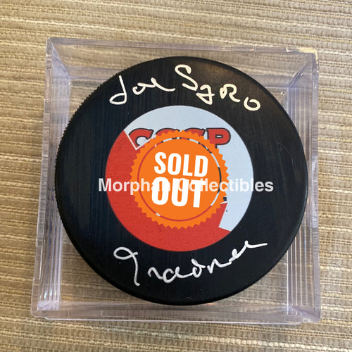 Joe Sgro - Autographed Team Canada 1972 Puck