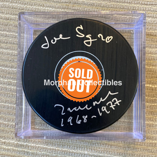 Joe Sgro - Autographed Toronto Maple Leafs Puck