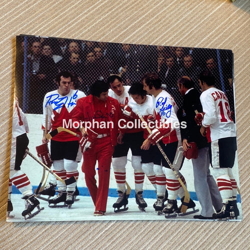 Joe Sgro Rod Seiling And Ron Ellis - Autographed 8X10 Photo