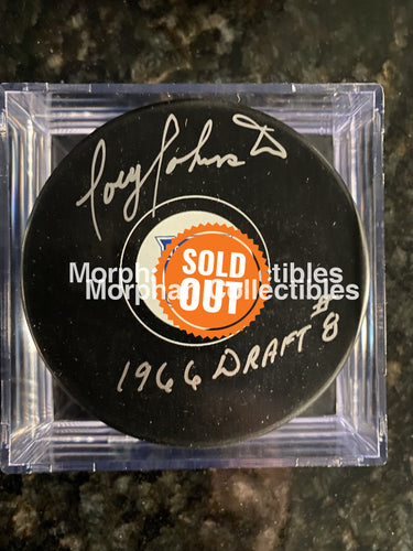Joey Johnston - Autographed Pucks New York Rangers #2 Puck