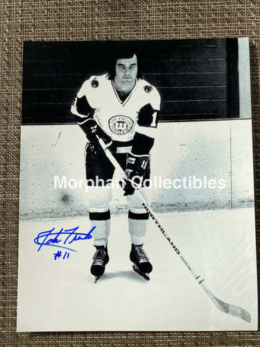 John French - Autographed 8X10 Photo New England Whalers
