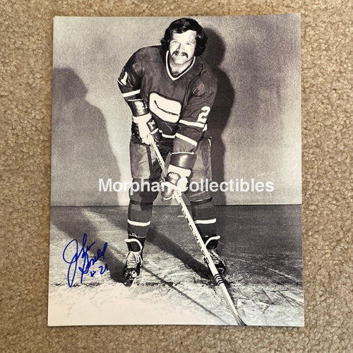 John Gould - Autographed 8X10 Photo Vancouver Canucks