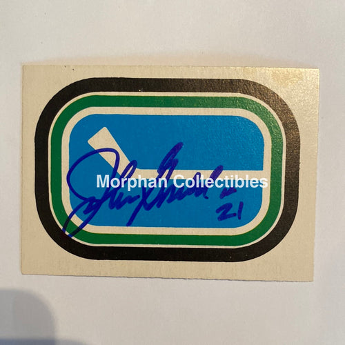 John Gould - Autographed Card 1977-78 Team