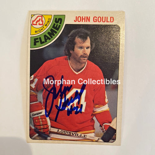 John Gould - Autographed Card 1978-79 Opc