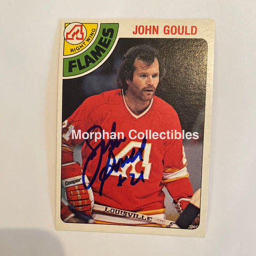 John Gould - Autographed Card 1978-79 Opc