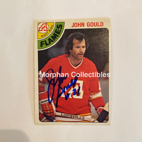 John Gould - Autographed Card 1978-79 Opc